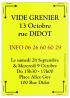 Vide grenier rue didot - Paris 14