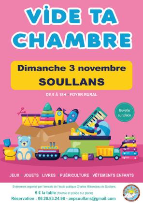 Vide ta chambre - jouets, vêtements, livres, matériel, puériculture - Soullans