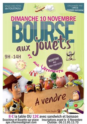 Bourse aux jouets et aux vêtements - Charmes-sur-Rhône