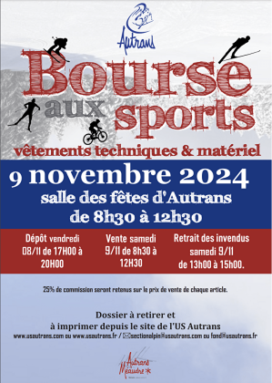 Bourse aux Sports - Autrans-Méaudre en Vercors