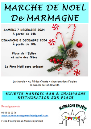 Marché de Noël - Marmagne