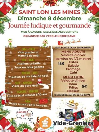 Vide grenier de noël et journée ludique - Saint-Lon-les-Mines