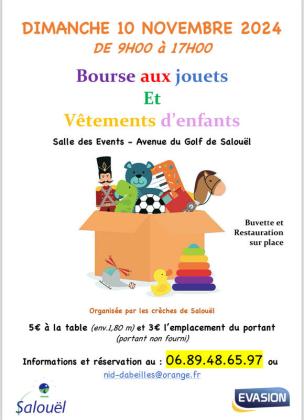 Bourse aux jouets et puériculture - Salouël