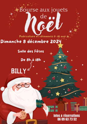 Bourse aux jouets, puériculture et vêtements 0-16 ans - Billy