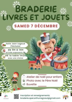 Braderie jouets et livres - Pléchâtel