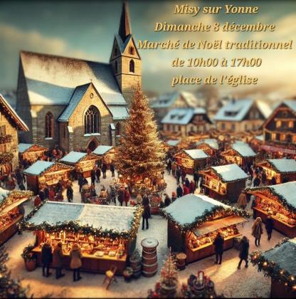 Marché de noël traditionnel - Misy-sur-Yonne