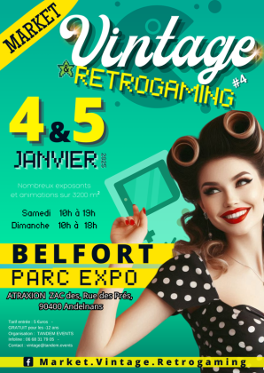 Market vintage et rétrogaming de Belfort - Andelnans