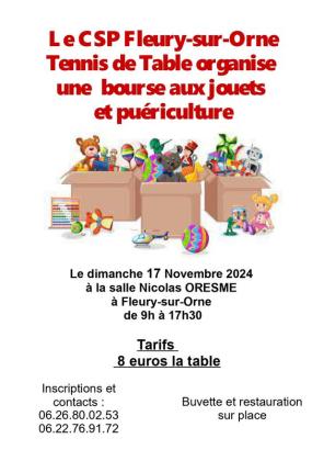 Bourse aux jouets et à la puériculture - Fleury-sur-Orne