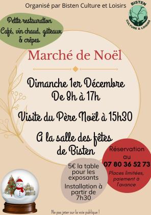 Marché de Noël et bourse aux jouets - Bisten-en-Lorraine