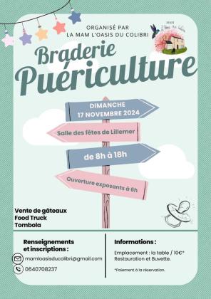 Braderie de puériculture - Lillemer