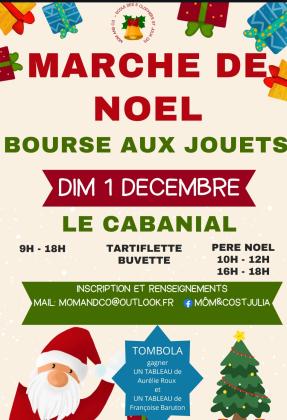 Bourse aux jouets et Marché de Noël - Le Cabanial