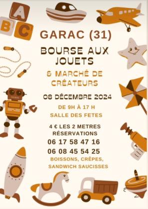 Bourse aux jouets et marché de créateurs - Garac