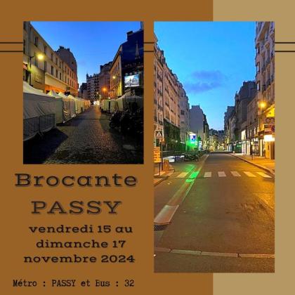 Brocante professionnelle Passy - Paris 16