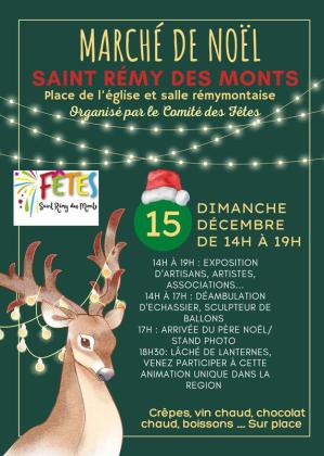 Marché de noël - Saint-Rémy-des-Monts