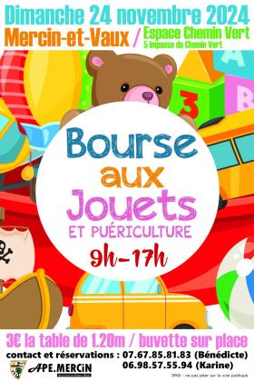 Bourse aux jouets et puéricultures - Mercin-et-Vaux