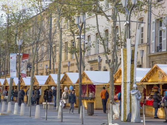 Marché de noël - les chalets - Aix-en-Provence