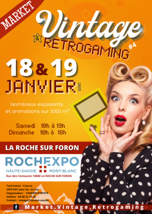 Market vintage et rétrogaming - La Roche-sur-Foron