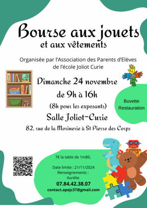 Bourse aux jouets et aux vêtements - Saint-Pierre-des-Corps