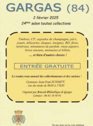 24ème salon toutes collections - Gargas