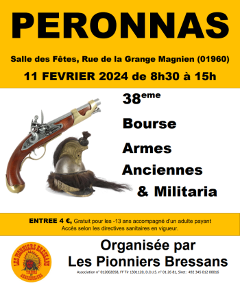 39eme Bourse Armes Anciennes et Militaria - Péronnas