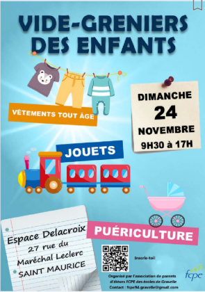 Vide-grenier des enfants - Saint-Maurice