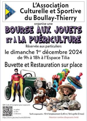 Bourse aux jouets et à la puériculture - Le Boullay-Thierry