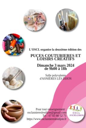 Puces Couturières et loisirs créatifs - Asnières-lès-Dijon