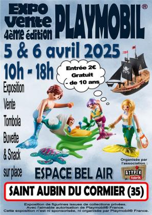 4ème Expo-Vente Playmobil - Saint-Aubin-du-Cormier