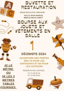 Bourse aux jouets et vêtements - Chépy