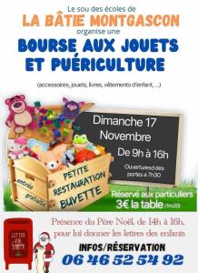 Bourse aux jouets - puériculture - La Bâtie-Montgascon