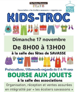 Kids troc et bourse aux jouets - Savasse