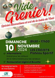 Vide grenier spécial décorations de noël - Les Crozets