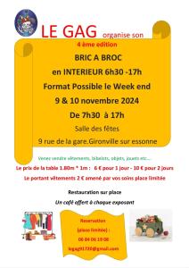 4e bric-à-broc - Gironville-sur-Essonne