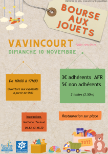 Bourse jouets - Vavincourt