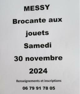 Bourse aux jouets - Messy