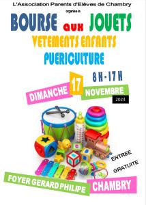 Bourse aux jouets puériculture - Chambry