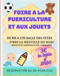 Foire a la puériculture et aux jouets - La Neuville-du-Bosc