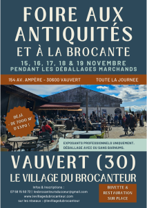 Foire aux antiquités et à la brocante - Vauvert