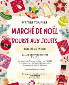 Marché de Noel et bourse au jouets - Peltre