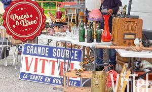 Puces de vittel vide greniers brocante - Vittel