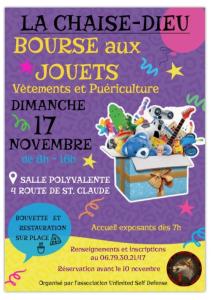 Bourse aux jouets, vêtements et puériculture - La Chaise-Dieu