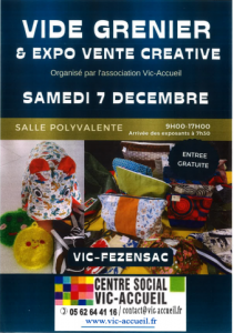 Vide grenier expo vente créative - Vic-Fezensac