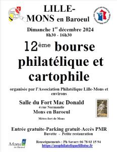 12ème bourse philatélique et cartophile - Mons-en-Barœul