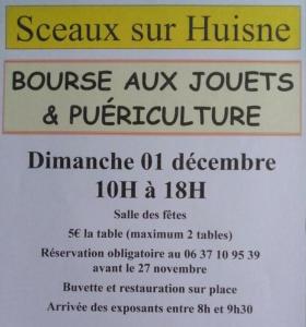 Bourse aux jouets et puériculture - Sceaux-sur-Huisne