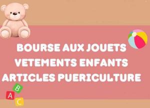 Bourse aux jouets, vêtements et puériculture - Champvoux