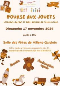 Bourse aux jouets - Villers-Guislain