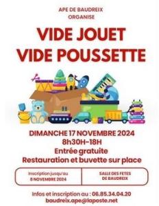 Vide jouet - vide poussette - Baudreix