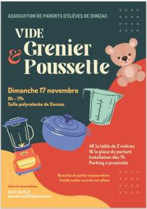 Vide grenier vide poussette - Donzac