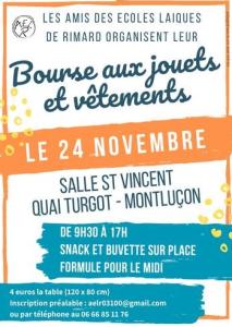 Bourse aux jouets - puériculture - Montluçon