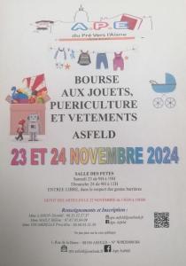 Bourse aux jouets, puériculture et vêtements enfants - Asfeld